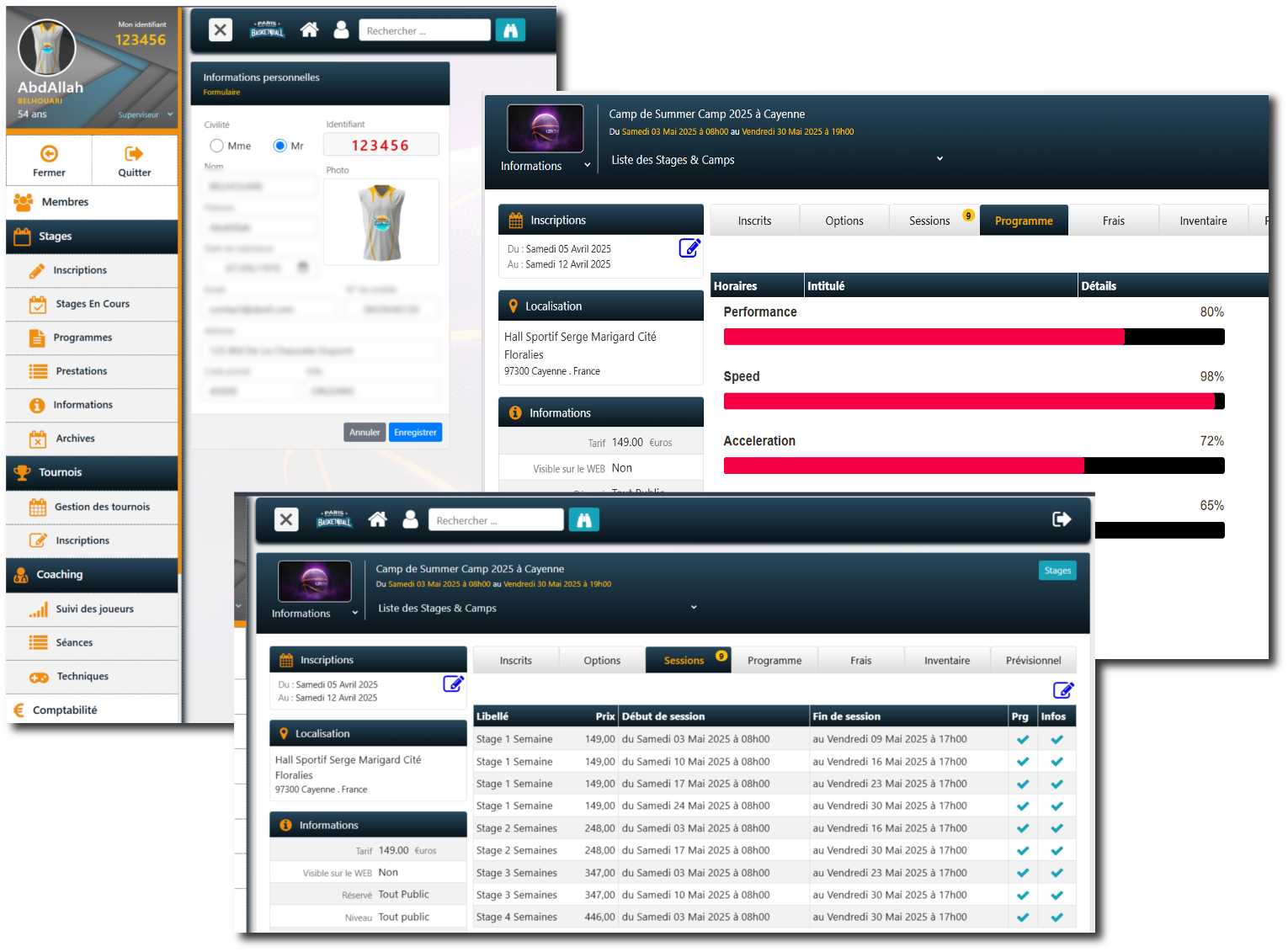 Coach Sportif de Basket-Ball